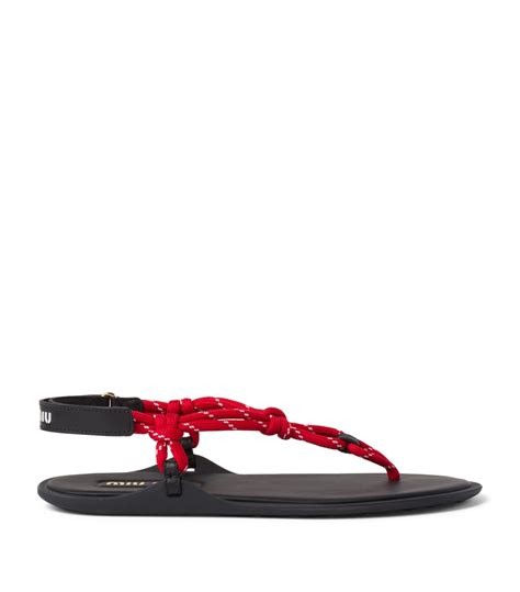 miu miu cord sandals dupe